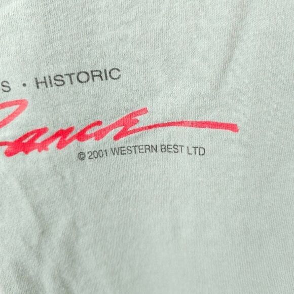 Vintage Chicken Ranch T Shirt Mens Size XL Y2K Freshly Laid Brothel Pahrump - Picture 3 of 6